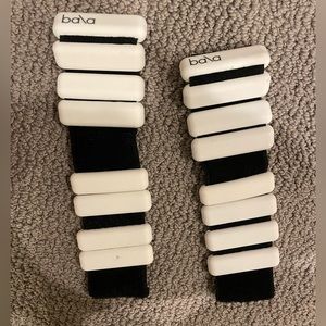 White Bala bangles, lightly used